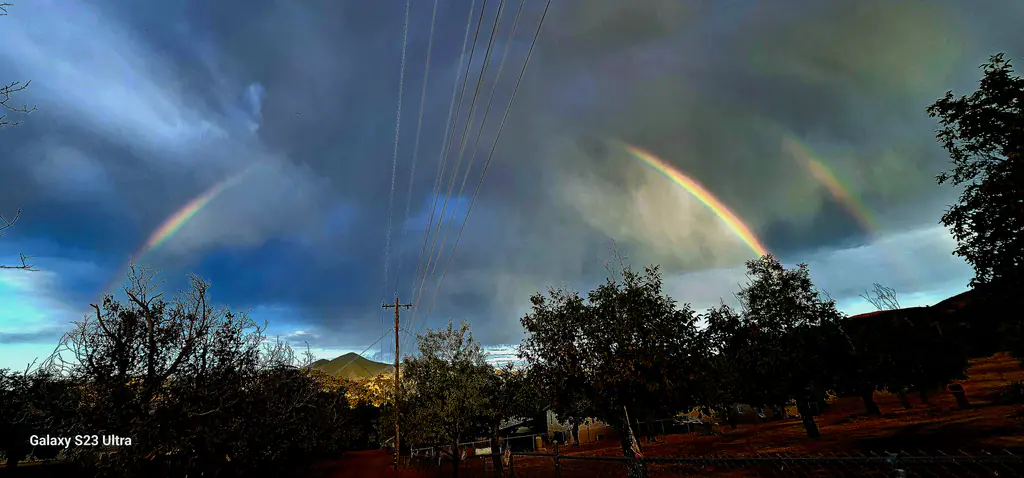 Double Rainbow Clearlake California