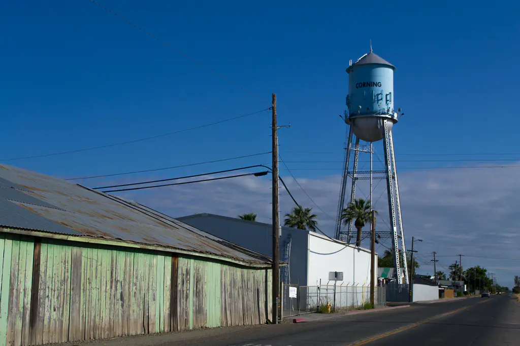 Water Tower in Corning, California