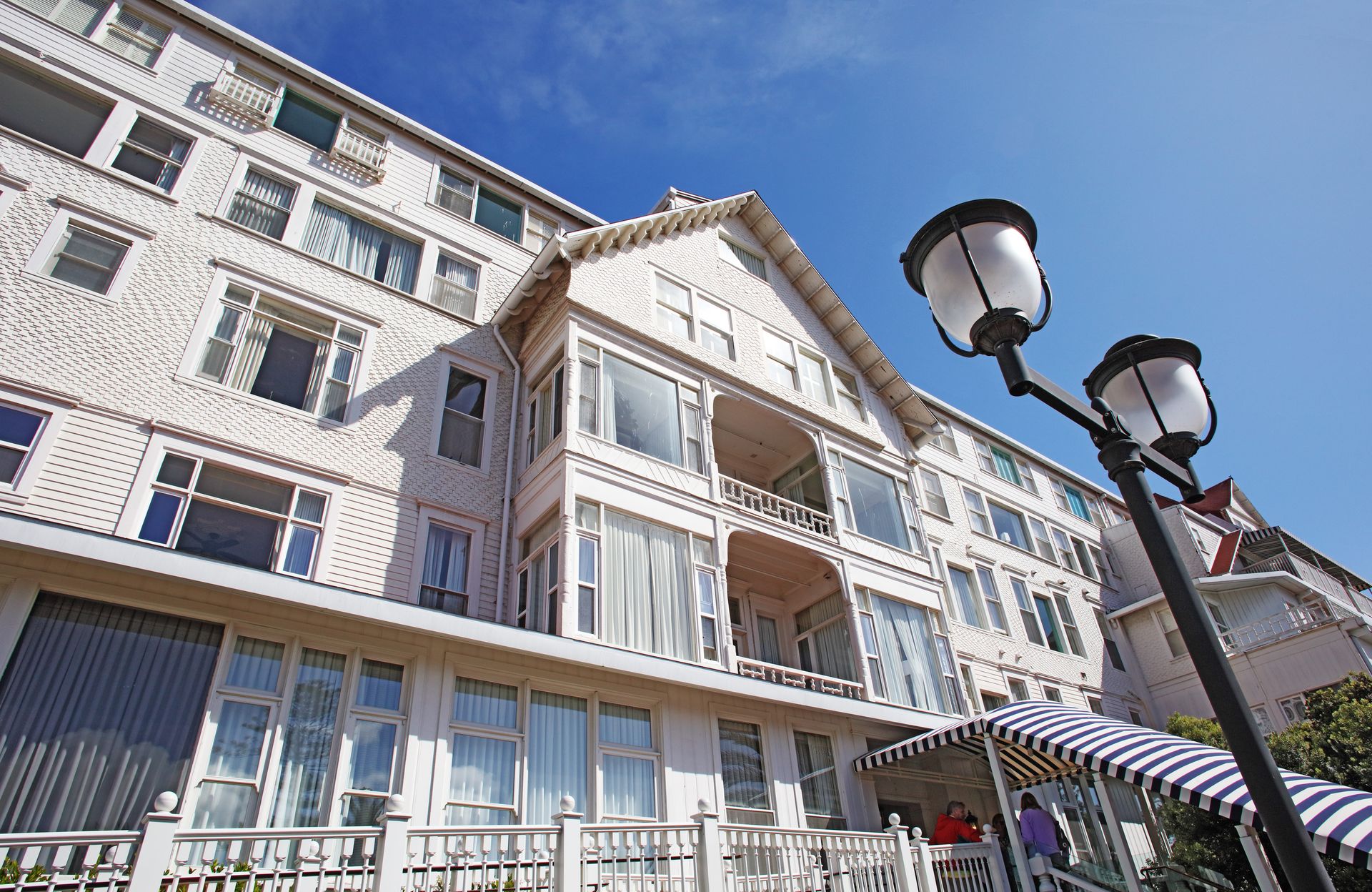 Side entrance, Hotel del Coronado, Coronado, CA