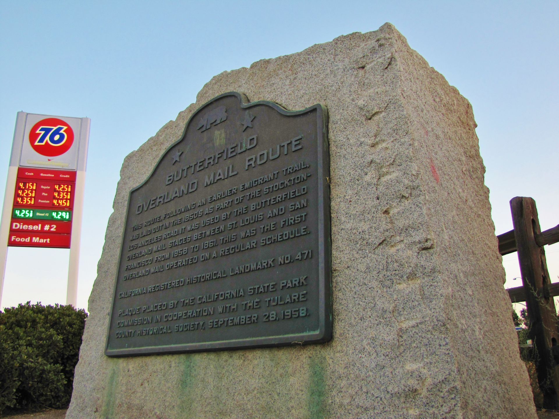 Butterfield in Lindsay California