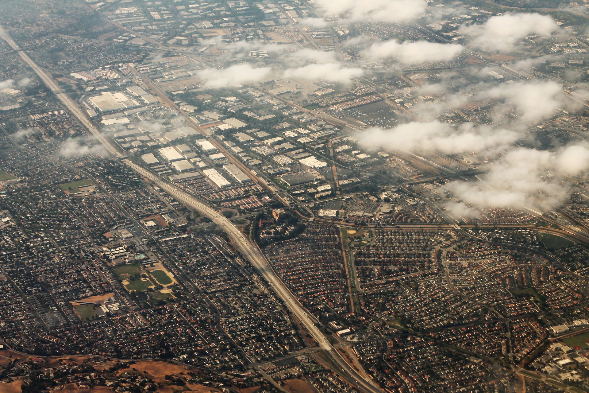Milpitas California Aerial
