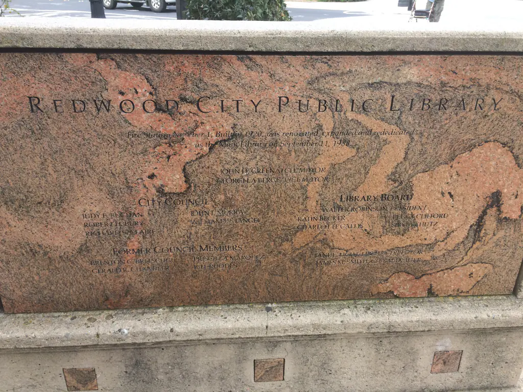 Redwood City, California Main Downtown Library 07 of