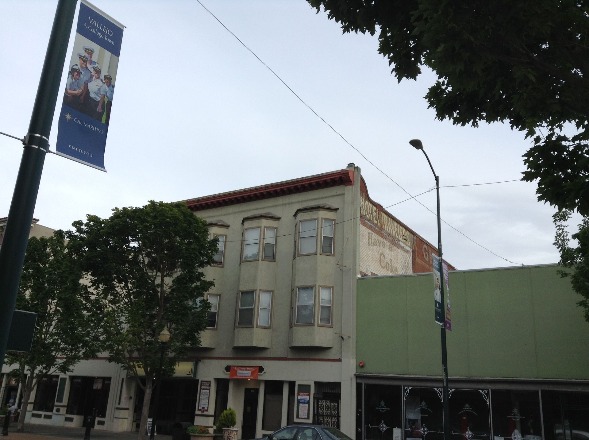 A building in downtown Vallejo, California