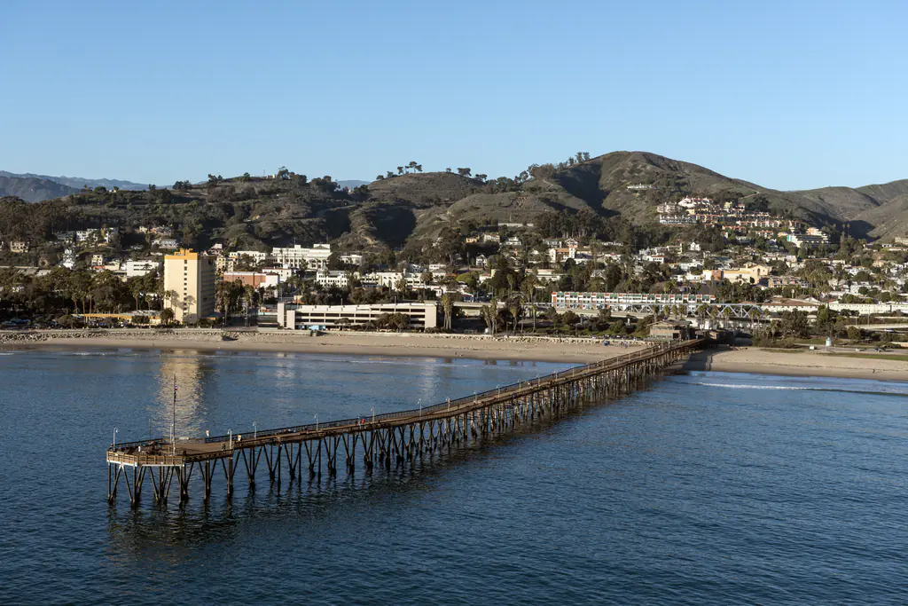 Aerial view of the pier, Ventura, California LCCN2013631292.tiff