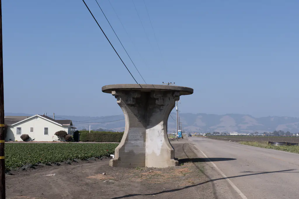 Stand for water tanks in Watsonville, California LCCN2013634722.tif